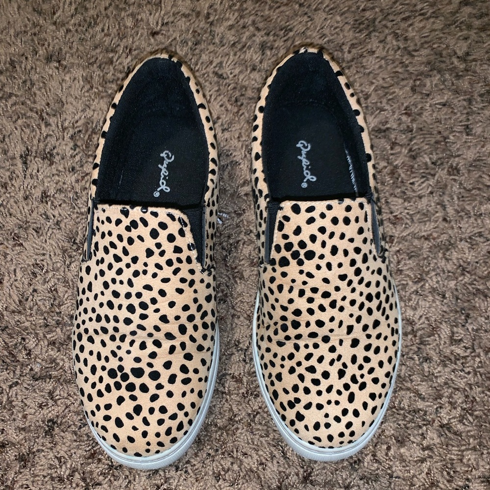 Cheetah print sneakers
